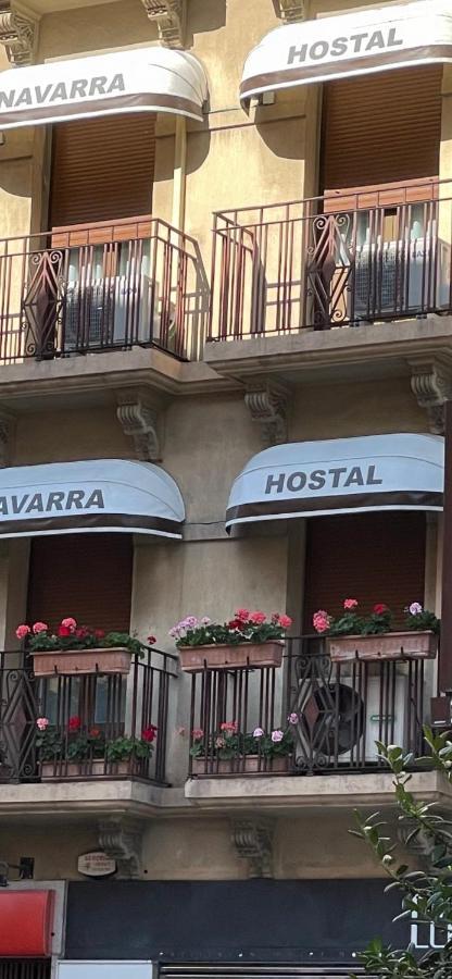 Hostal Navarra Pamplona Bagian luar foto